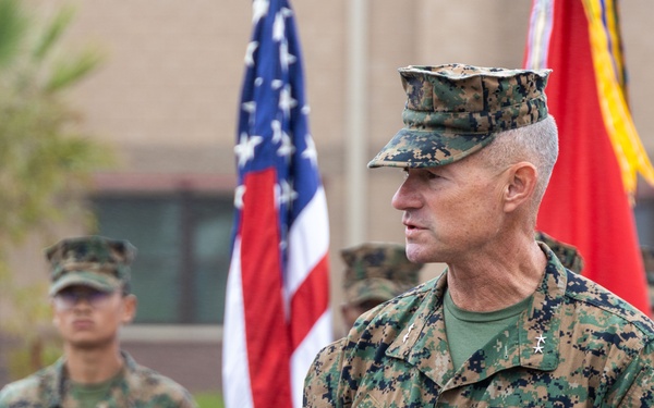 1st Marine Division holds change of charge ceremony