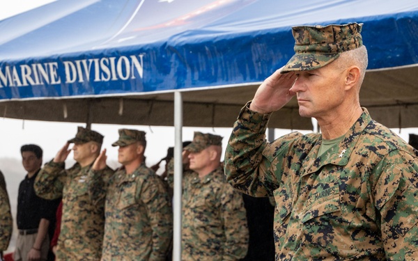 1st Marine Division holds change of charge ceremony