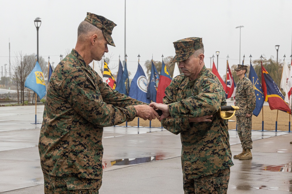 1st Marine Division holds change of charge ceremony