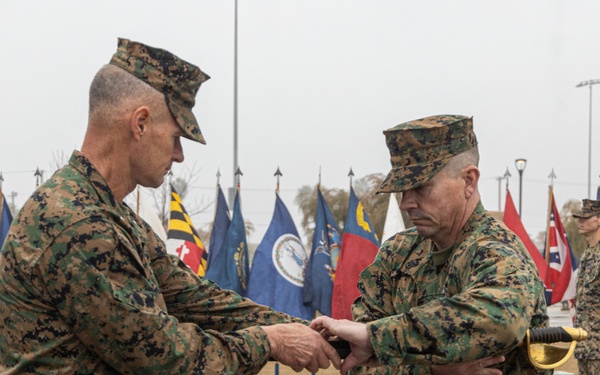 1st Marine Division holds change of charge ceremony