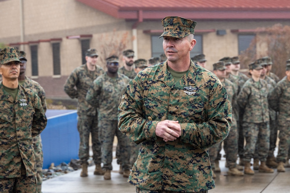 1st Marine Division holds change of charge ceremony