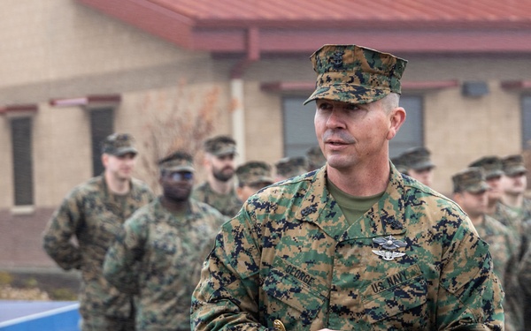 1st Marine Division holds change of charge ceremony