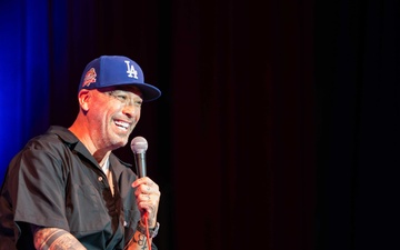 Comedian Jo Koy performs in Guam during USO comedy tour