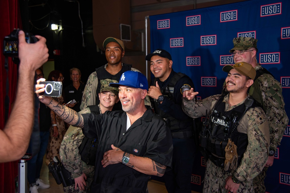 Comedian Jo Koy performs in Guam during USO comedy tour