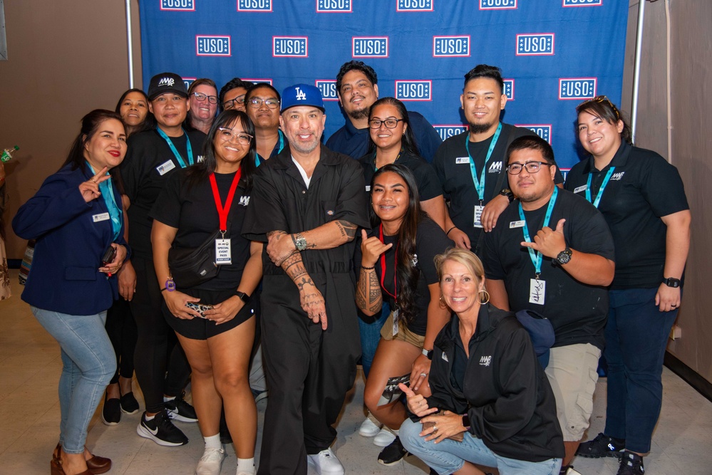 Comedian Jo Koy performs in Guam during USO comedy tour