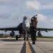 U.S. Marine Corps F/A-18s take off for Cope North 25