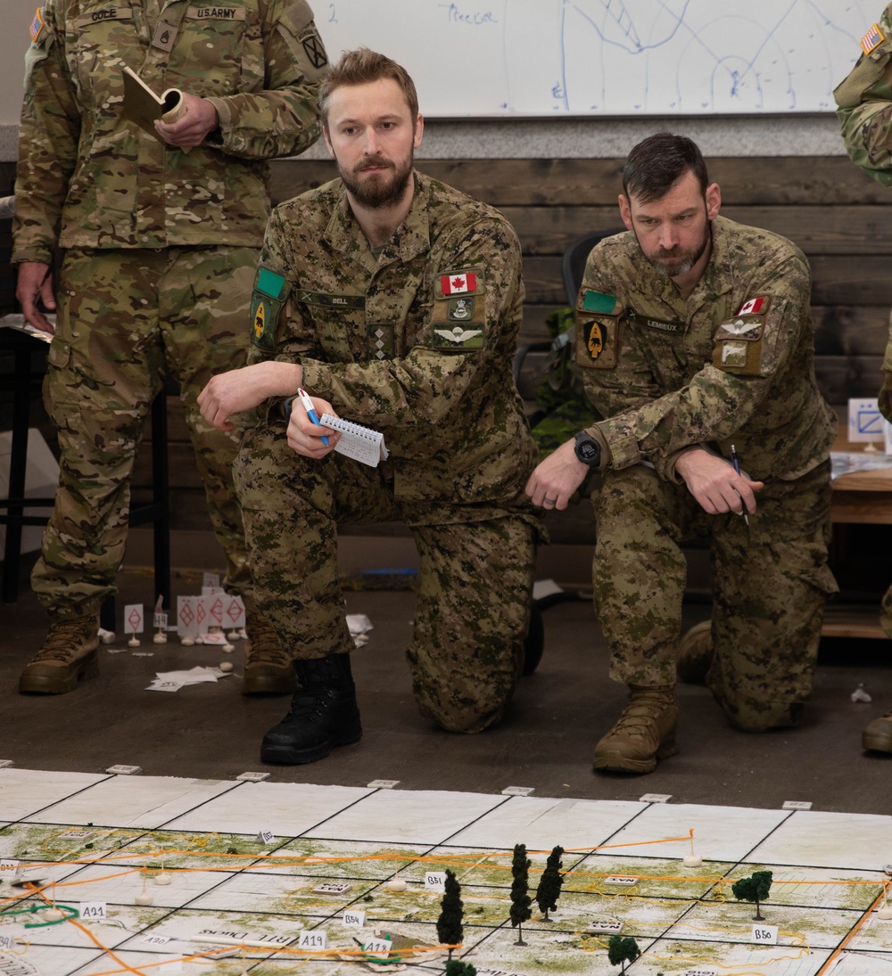 10th Mountain Division, Canadian Soldiers hold Arctic Forge 25 Operation Order