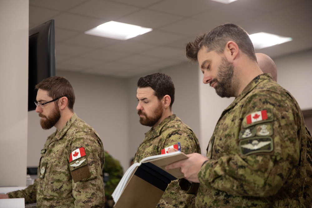 10th Mountain Division, Canadian Soldiers hold Arctic Forge 25 Operation Order