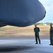 Distinguished visitors from Cope North 2025 visit 34th EBS B-1B Lancer during immersion tour