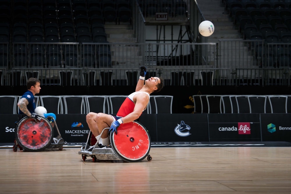 Team US | IG 25 | Invictus Games | Wheel Chair Rugby | Air Force SrA Moses Debraska (ret.)