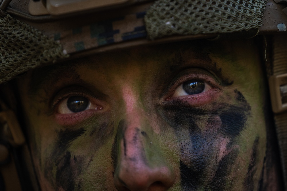 Deployment Training: Marines deploy charges to neutralize objective