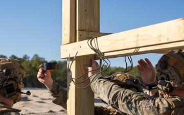 Deployment Training: Marines deploy charges to neutralize objective