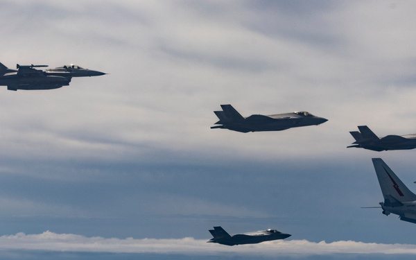 Cope North 25 multinational flyover