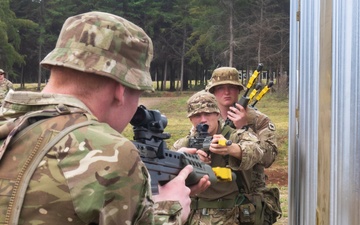 British Army prepares for urban operations training at Justified Accord 2025