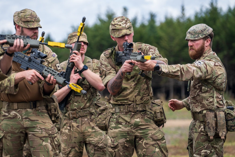 British Army prepares for urban operations training at Justified Accord 2025