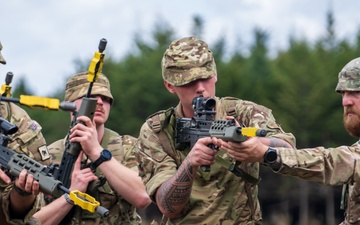 British Army prepares for urban operations training at Justified Accord 2025