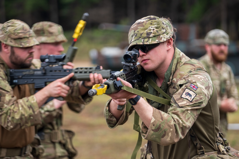 British Army prepares for urban operations training at Justified Accord 2025