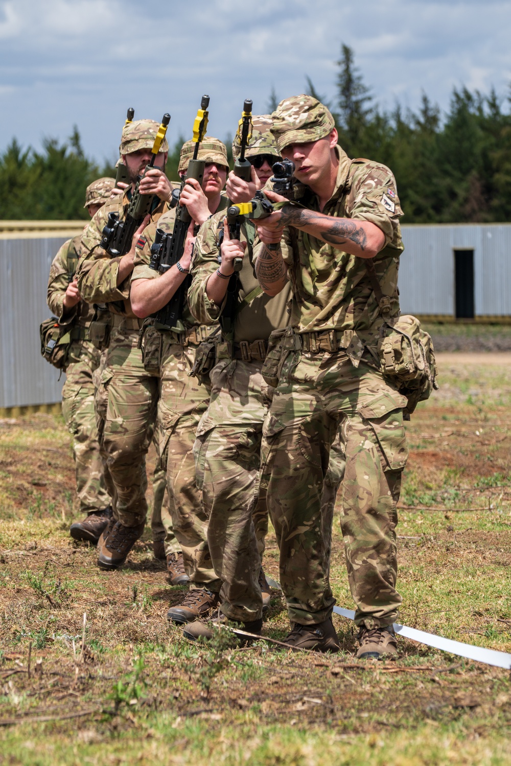 British Army prepares for urban operations training at Justified Accord 2025