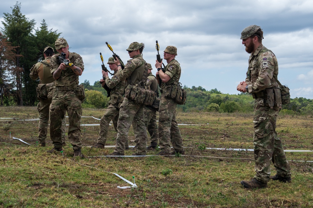 British Army prepares for urban operations training at Justified Accord 2025