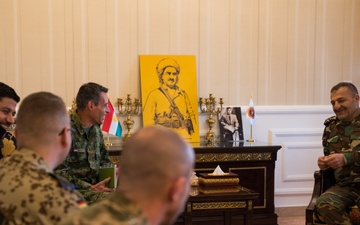 Coalition Advisors Look Ahead with Peshmerga 1st Support Forces Command