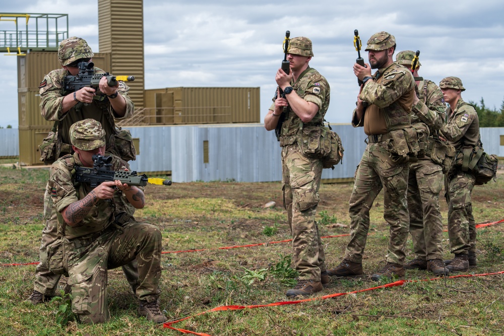 British Army prepares for urban operations training at Justified Accord 2025