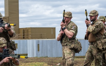 British Army prepares for urban operations training at Justified Accord 2025