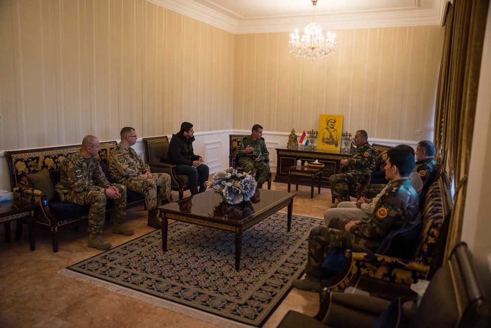 Coalition Advisors Look Ahead with Peshmerga 1st Support Forces Command