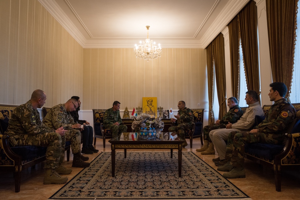 Coalition Advisors Look Ahead with Peshmerga 1st Support Forces Command