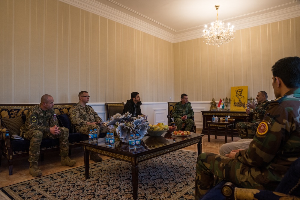 Coalition Advisors Look Ahead with Peshmerga 1st Support Forces Command