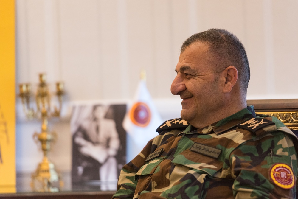 Coalition Advisors Look Ahead with Peshmerga 1st Support Forces Command