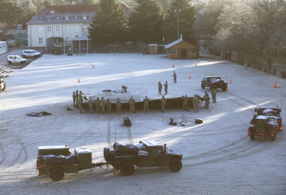 Army Reserve Soldiers conduct Field Training Exercise in Germany