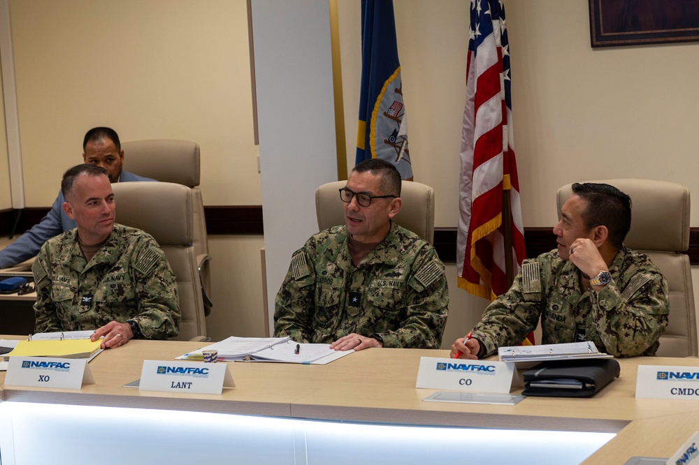 Rear Adm. Cuadros visits NAVFAC EURAFCENT