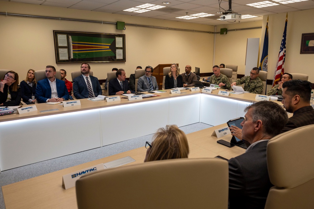 Rear Adm. Cuadros visits NAVFAC EURAFCENT