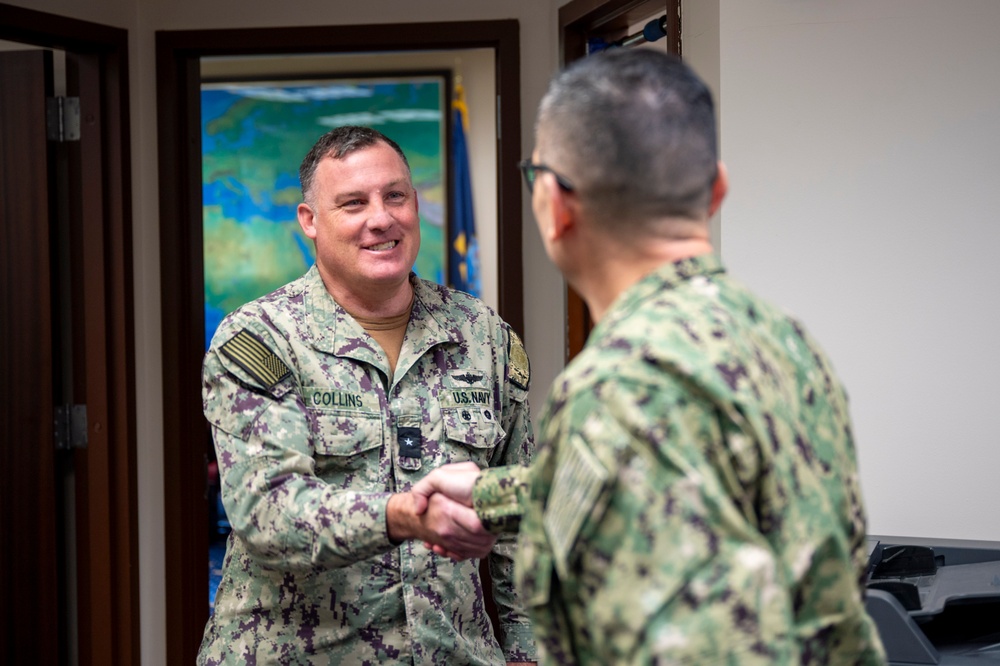 Rear Adm. Cuadros visits NAVFAC EURAFCENT 