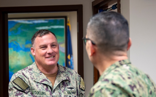 Rear Adm. Cuadros visits NAVFAC EURAFCENT 