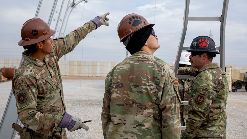 Civil Engineers Conduct Construction for Coalition Members