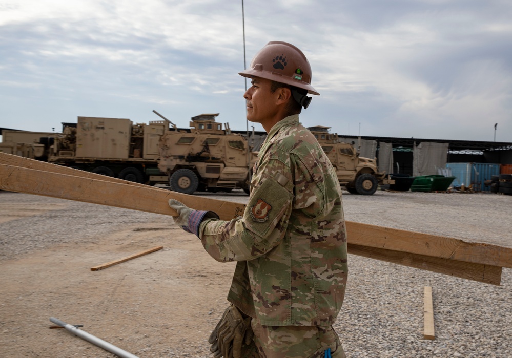 Civil Engineers Conduct Construction for Coalition Members