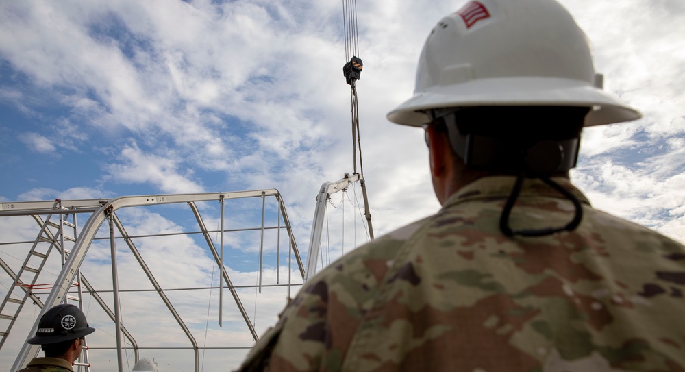 Civil Engineers Conduct Construction for Coalition Members