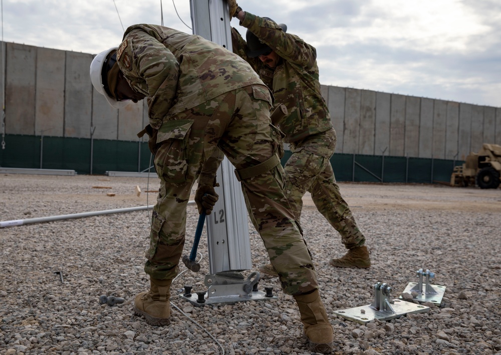 Civil Engineers Conduct Construction for Coalition Members