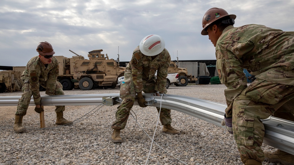 Civil Engineers Conduct Construction for Coalition Members