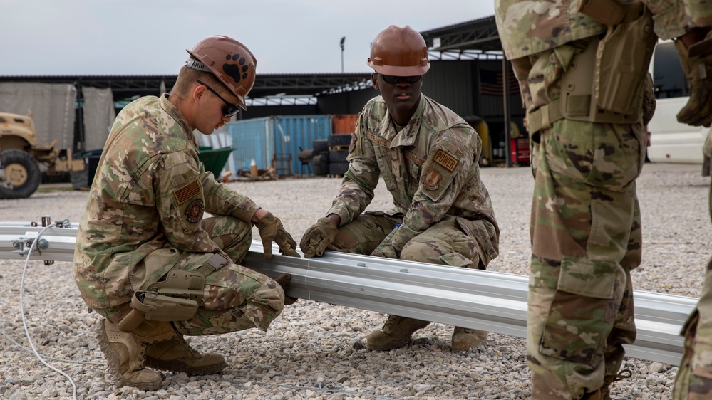 Civil Engineers Conduct Construction for Coalition Members