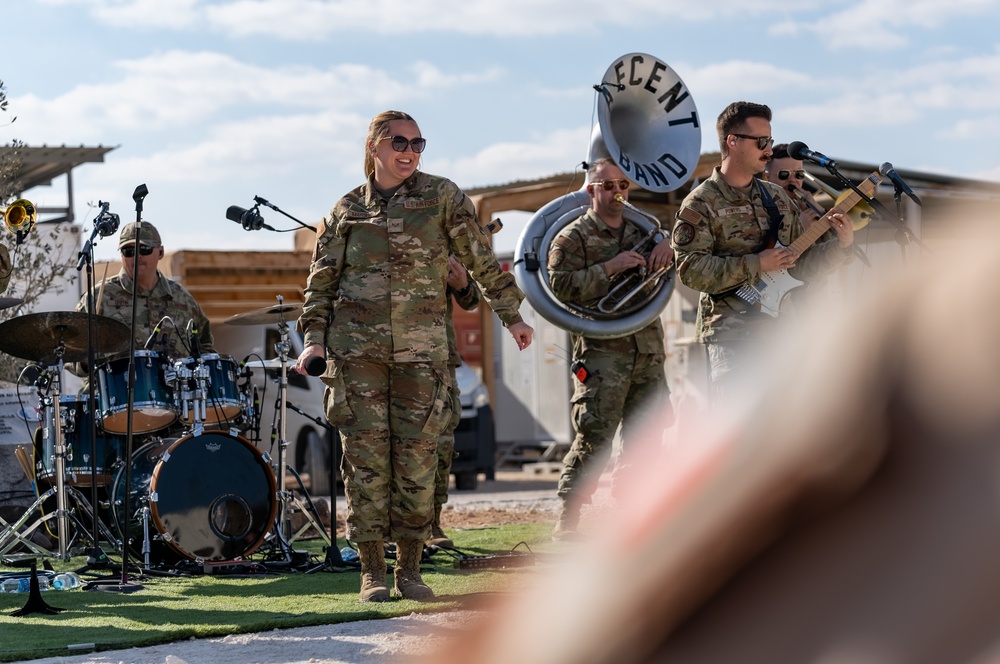 AFCENT Band brings music to the region celebrating the United States-French partnership