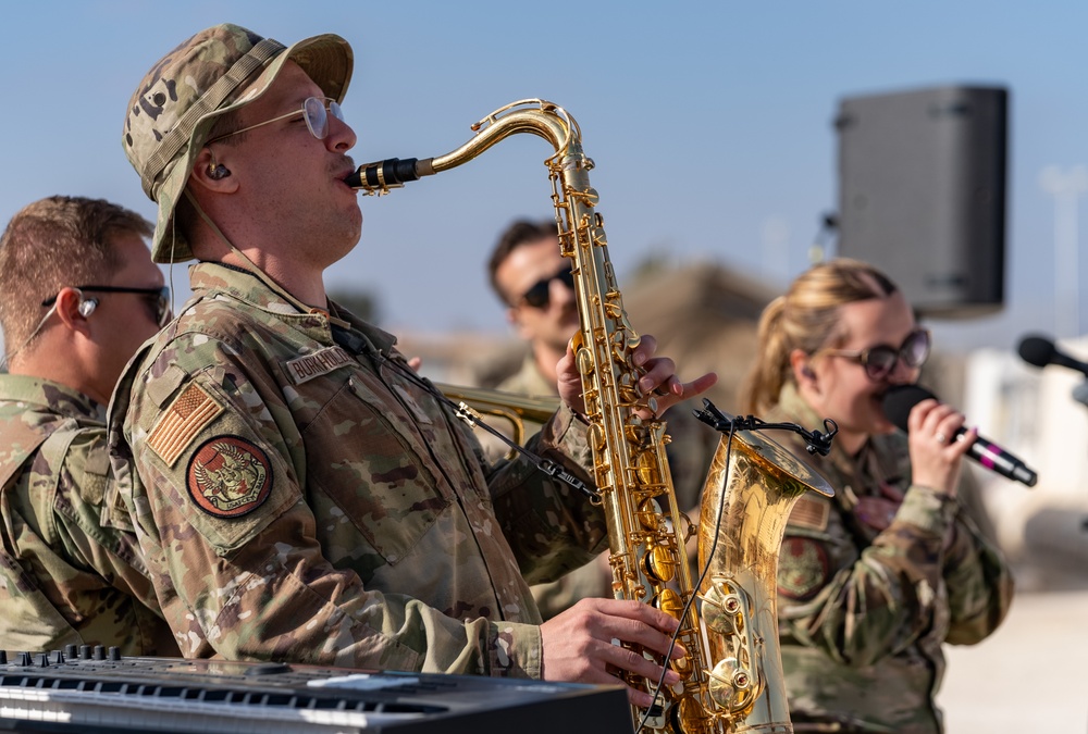 AFCENT Band brings music to the region celebrating the United States-French partnership