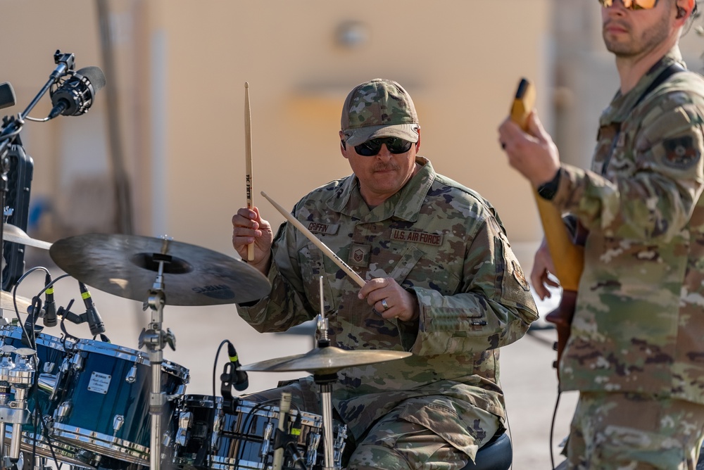 AFCENT Band brings music to the region celebrating the United States-French partnership
