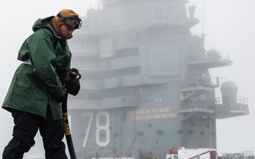 USS Gerald R. Ford (CVN 78) tests AFFF system