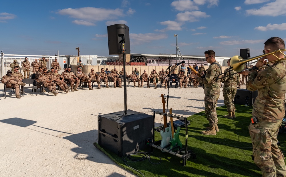 AFCENT Band brings music to the region celebrating the United States-French partnership