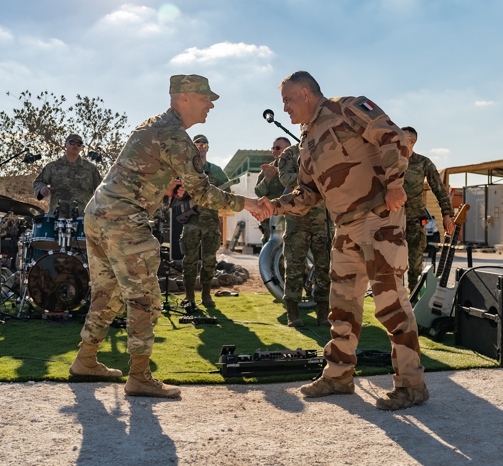 AFCENT Band brings music to the region celebrating the United States-French partnership