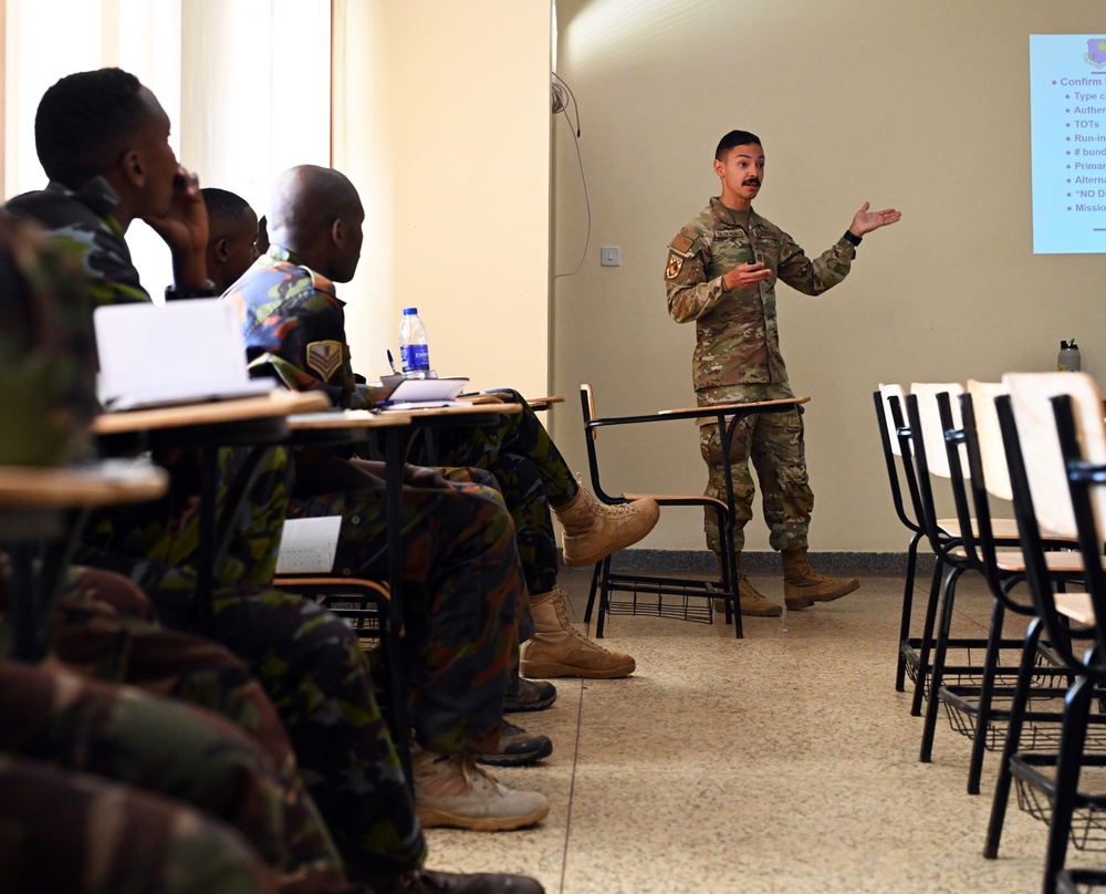 818th Mobility Support Advisory Squadron  facilitates drop zone discussion with partner nations