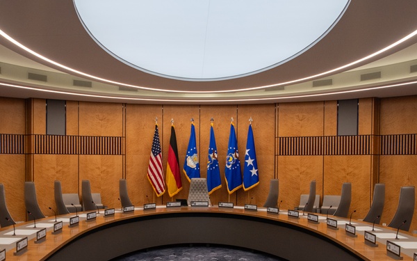 Remodeled USAFE-AFAFRICA Tunner Conference Room highlights AF heritage