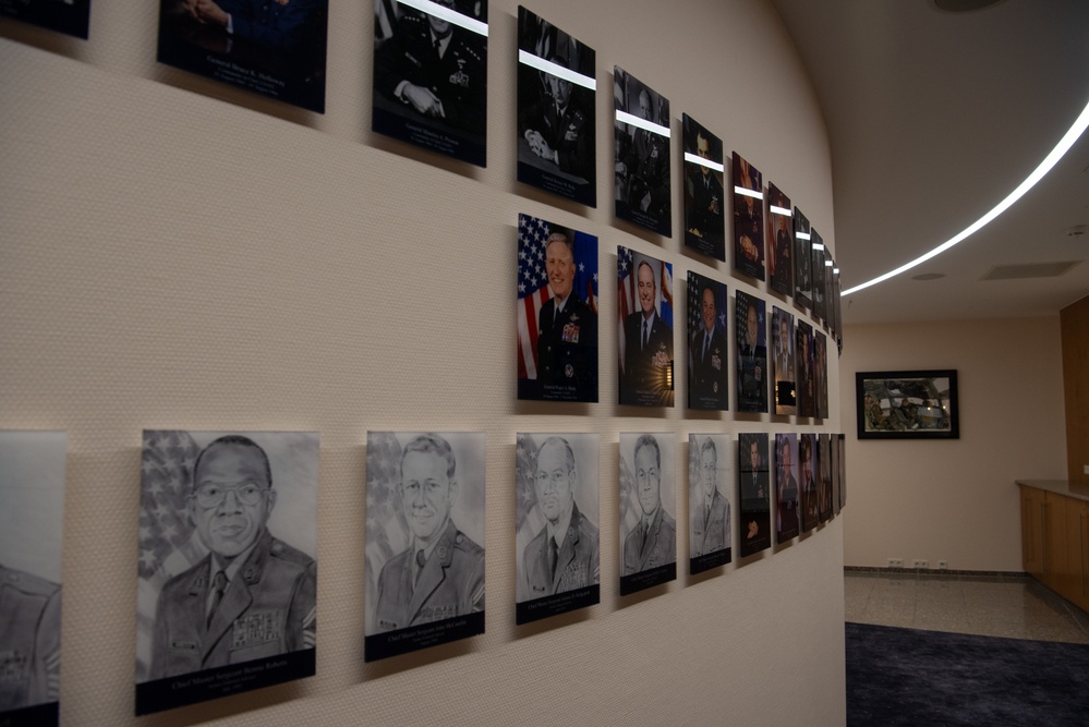 Remodeled USAFE-AFAFRICA Tunner Conference Room highlights AF heritage